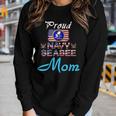 Us Navy Seabee Veteran Proud Navy Seabee Mom Women Long Sleeve T-shirt Gifts for Her