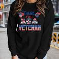 Veterans Day Veteran Appreciation Respect Honor Mom Dad Vets V5 Women Graphic Long Sleeve T-shirt Gifts for Her