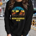 Vintage Mamasaurus Rex For Mom Women Long Sleeve T-shirt Gifts for Her