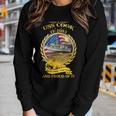 Womens 1971 - 1992 Uss Cook Ff-1083 Women Graphic Long Sleeve T-shirt Gifts for Her
