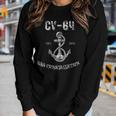 Womens Cv-64 Us Aircraft Carrier Uss Constellation Women Graphic Long Sleeve T-shirt Gifts for Her