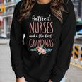 Womens Retired Nurse Nursing Retirements Gift For Grandmas Women Graphic Long Sleeve T-shirt Gifts for Her