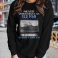 Womens Uss Howard W Gilmore As-16 Veterans Day Father Day Gift Women Graphic Long Sleeve T-shirt Gifts for Her