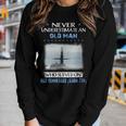 Womens Uss Tennessee Ssbn-734 Submarine Veterans Day Father Day Women Graphic Long Sleeve T-shirt Gifts for Her