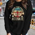 Wonder Twin Powers Activate - Twins Brother Sister Sibling Women Long Sleeve T-shirt Gifts for Her