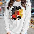 Womens Aries Girl Afro Locs Girl Zodiac Signs Birthday Women Long Sleeve T-shirt Gifts for Her