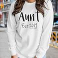 Aunt 2019 Pregnancy Announcement To Aunt Women Long Sleeve T-shirt Gifts for Her