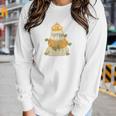 Fall Pumpkin Queen Funny Autumn Gifts Women Graphic Long Sleeve T-shirt Gifts for Her