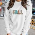 Fall Retro Fall Vibes Autumn Women Graphic Long Sleeve T-shirt Gifts for Her