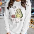 Our First 2023 Cute Avocado Mom Women Long Sleeve T-shirt Gifts for Her
