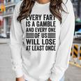 Funny Fart Gifts For Dad Mom N Boys Girls Kids - Farting Women Graphic Long Sleeve T-shirt Gifts for Her