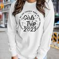 Womens Girls Trip 2023 Apparently Are Trouble When Women Long Sleeve T-shirt Gifts for Her