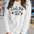 Womens Girls Trip Cheaper Than Therapy V2 Women Long Sleeve T-shirt Gifts for Her