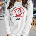 Happy 2023 Mom Thanks For Not Swallowing Us Women Long Sleeve T-shirt Gifts for Her