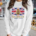 Womens King Charles Iii Coronation 2023 British Monarch Royal May Women Long Sleeve T-shirt Gifts for Her