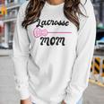 Lacrosse Stick Intercrosse Team Sport Mother Mom Women Long Sleeve T-shirt Gifts for Her