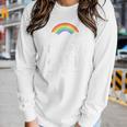 Lucky Mama With Rainbow For St Patricks Day Family Mom Women Long Sleeve T-shirt Gifts for Her