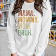 Womens Mama Mommy Mom Bruh Mommy And Me Boy Mom Life Women Long Sleeve T-shirt Gifts for Her