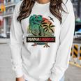 Matching Family Mamasaurus Trex Mom Women Long Sleeve T-shirt Gifts for Her
