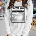 Soccer Mom Nutritional Facts Women Long Sleeve T-shirt Gifts for Her