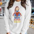 Super Mom Women Mothers Day Gift From Son Mommy Mama Women Graphic Long Sleeve T-shirt Gifts for Her