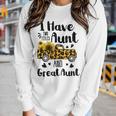Tu I Have Two Titles Aunt And Great Aunt Sunflower Truck Women Long Sleeve T-shirt Gifts for Her