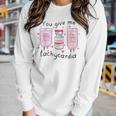 You Give Me Tachycardia Funny Icu Nurse Life Valentines Day Women Graphic Long Sleeve T-shirt Gifts for Her