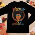 Womens 45 Years Old 45Th Birthday Black African American Since 1977 Women Long Sleeve T-shirt Unique Gifts