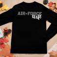 Air Force Wife Military Wife Air Force Family Women Long Sleeve T-shirt Unique Gifts