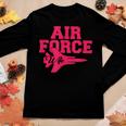 Air Force Wife For Proud Air Force Wifey Women Long Sleeve T-shirt Unique Gifts