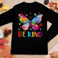 Autism Awareness Kindness Butterfly Be Kind Teacher Women Women Long Sleeve T-shirt Unique Gifts