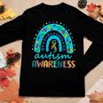 Autism Awareness Rainbow Puzzle Autism Awareness Month Women Long Sleeve T-shirt Unique Gifts