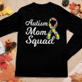 Autism Mom Squad Autism AwarenessPuzzle Ribbon Women Long Sleeve T-shirt Unique Gifts