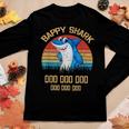 Bappy Shark Fathers Day Gift From Wife Son Daughter Women Graphic Long Sleeve T-shirt Funny Gifts