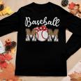 Baseball Mom Leopard Softball Mom 2023 Women Long Sleeve T-shirt Unique Gifts