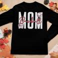 Baseball Mom Letter Print Mama Baseball Lover Women Long Sleeve T-shirt Unique Gifts