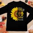 Being A Mom Is An Honor Being A Yaya Is Priceless Sunflower Women Graphic Long Sleeve T-shirt Funny Gifts