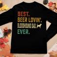 Bloodhound Dog Lover Best Beer Loving Bloodhound Dad Women Long Sleeve T-shirt Unique Gifts