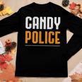 Candy PoliceHalloween Costume Mom & Dad Women Graphic Long Sleeve T-shirt Funny Gifts
