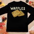 Chicken And Waffles Matching Halloween Women Long Sleeve T-shirt Unique Gifts