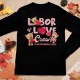 Cute Bear Funny Labor And Delivery Nurse Valentines Day Women Graphic Long Sleeve T-shirt Funny Gifts