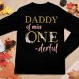 Daddy Of Miss One Derful 1St Birthday Girl 1St Birthday Women Long Sleeve T-shirt Unique Gifts