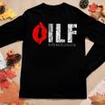 Dilf Fathers Day From Wife Women Long Sleeve T-shirt Unique Gifts