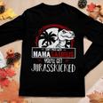 Dont Mess With Mamasaurus - Strong Dinosaur Mom Women Long Sleeve T-shirt Unique Gifts