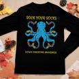 Down Syndrome Awareness Octopus Rock Your Sock Men Women Kid Women Long Sleeve T-shirt Unique Gifts