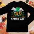 Earth Day Monarch Butterfly Cute Environment Men Women Kids Women Long Sleeve T-shirt Unique Gifts