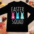 Easter Squad Bunnies Rabbit Family Matching Mom And Daughter Women Long Sleeve T-shirt Unique Gifts