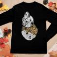 Funny Leopard Shih Tzu Mom Costume Mothers Day Gift Women Graphic Long Sleeve T-shirt Funny Gifts
