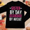 Ghost Hunting Hunter Paranormal Sister Investigator Her Women Long Sleeve T-shirt Unique Gifts