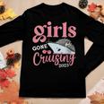 Womens Girls Gone Cruising 2023 Matching Cruise Ship Vacation Trip Women Long Sleeve T-shirt Unique Gifts